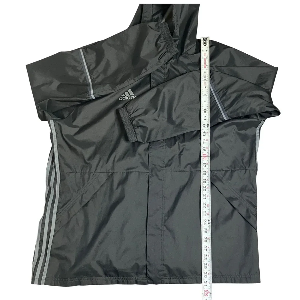 Adidas Condivo 16 Windbreaker‎ Jacket Mens 2XL Black Hooded 2XL Soccer Rain Coat